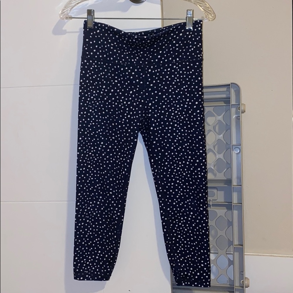 gapfit high rise 7/8 leggings in eclipse